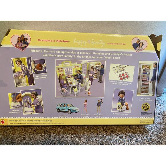 HTF Barbie 2002 Happy Grandma's Kitchen Set- RARE! - Picture 10 of 11